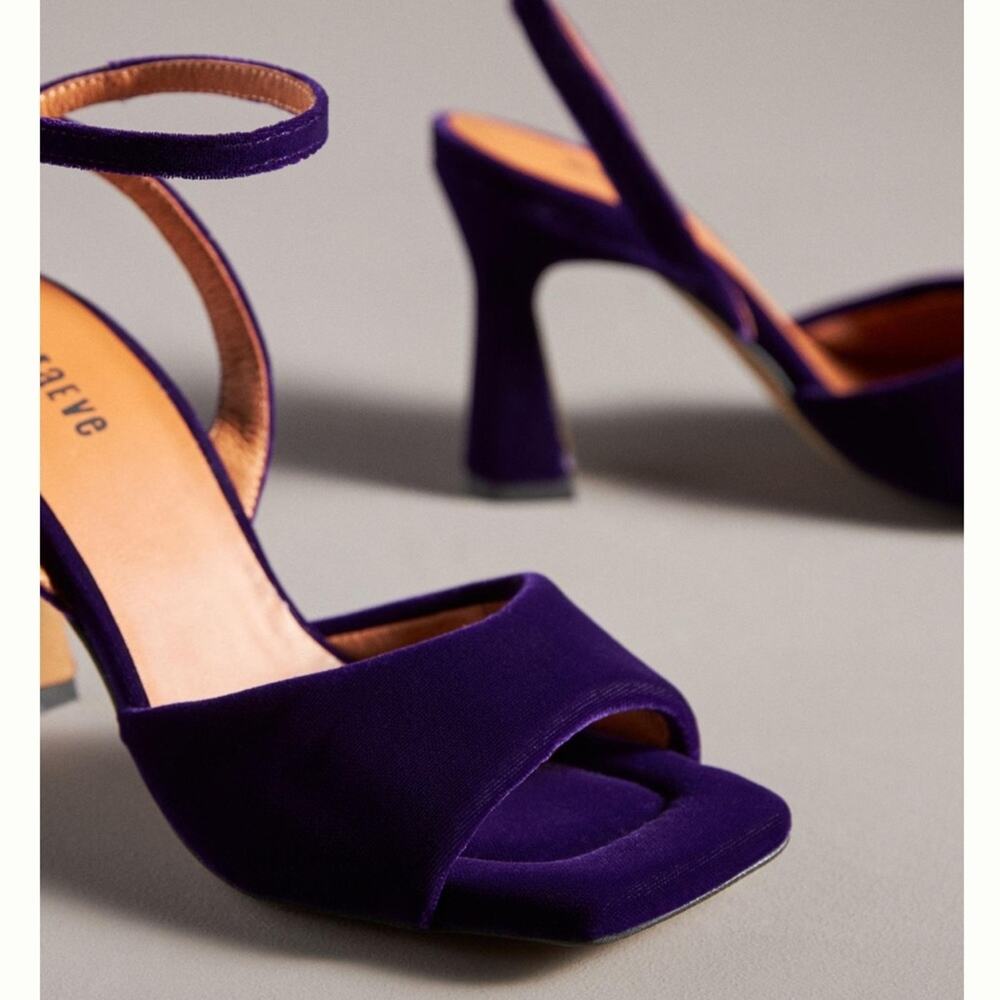 NWT Anthropologie Maeve Puffy Ankle-Strap Heels Size 40 Sold Out on Website